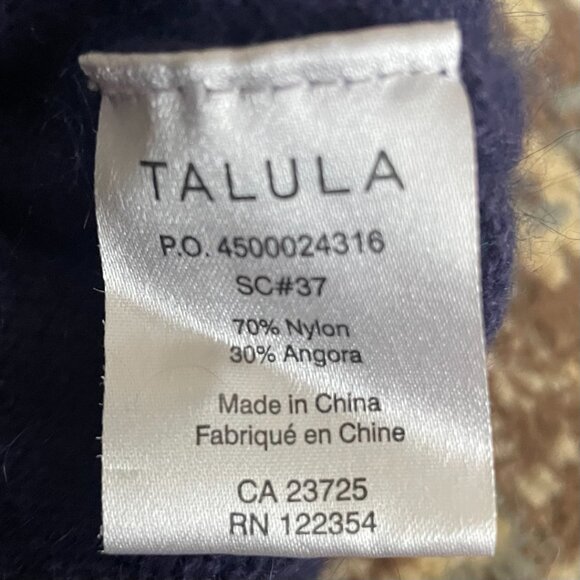 Aritzia Talula Blue Angora Blend Cropped Cardigan – Women's XS - Picture 7 of 7
